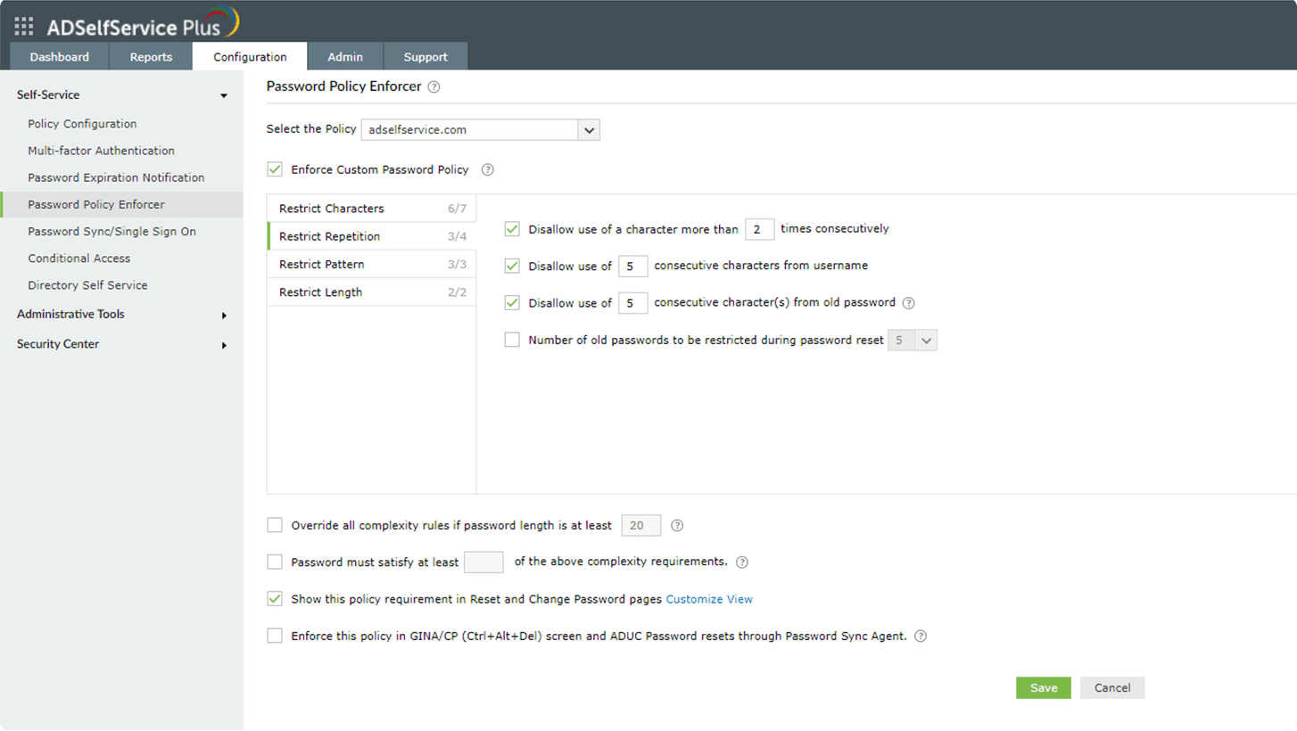 Política de senha refinada (FGPP)