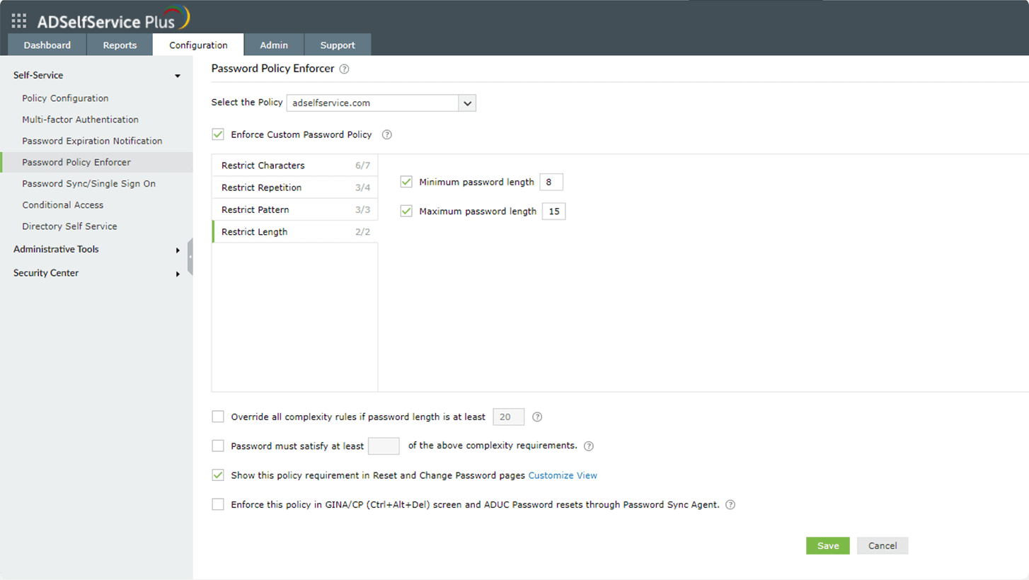 Política de senha refinada (FGPP)