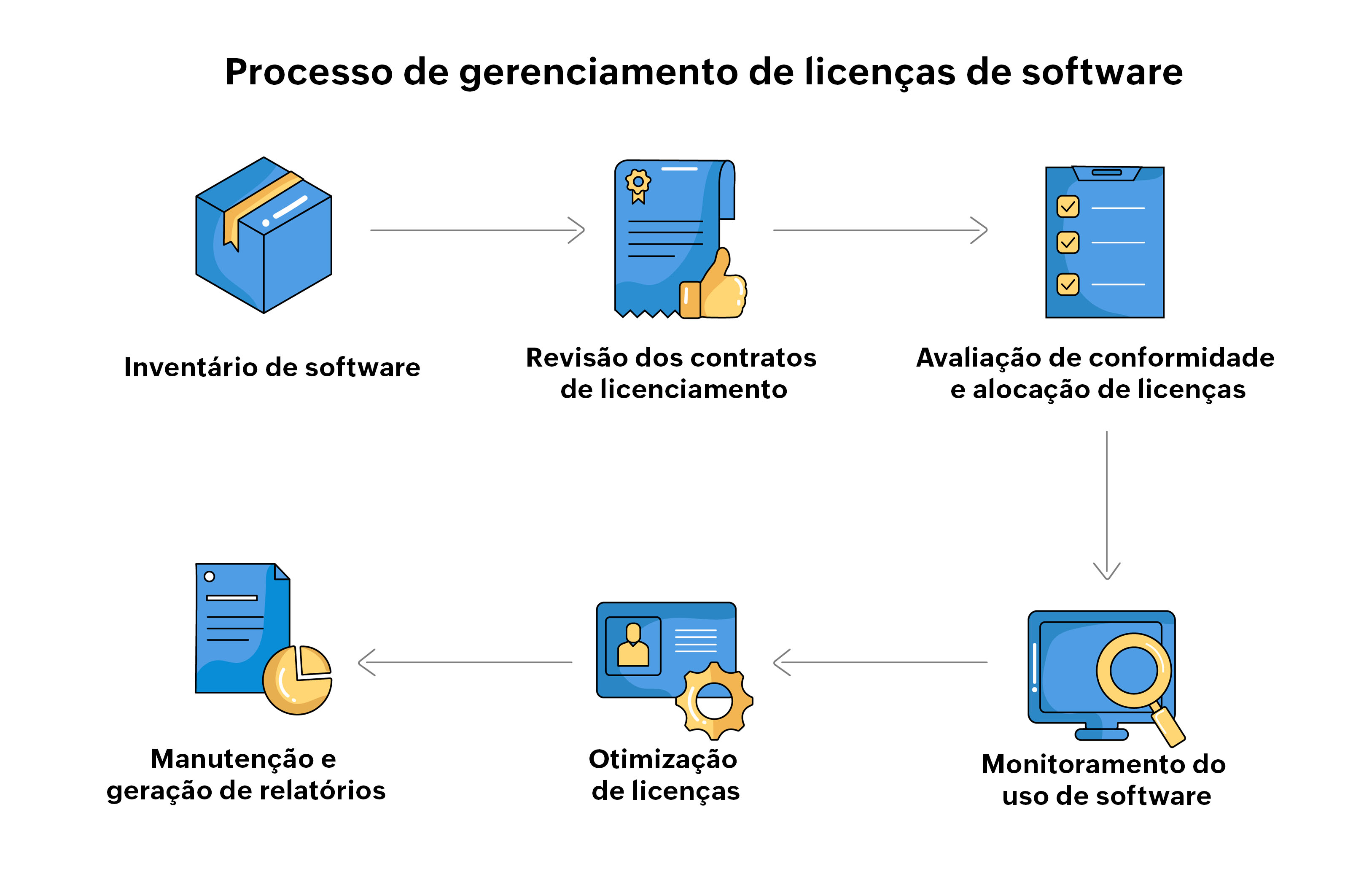 Software license management process
