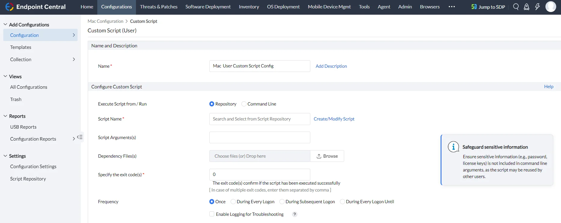 mac user custom script config mac user custom script config