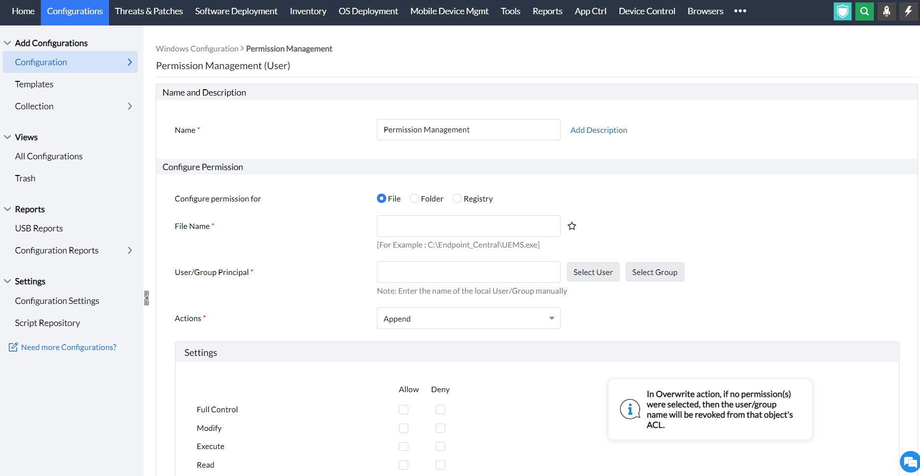 configuration-management screenshot configuration-management screenshot