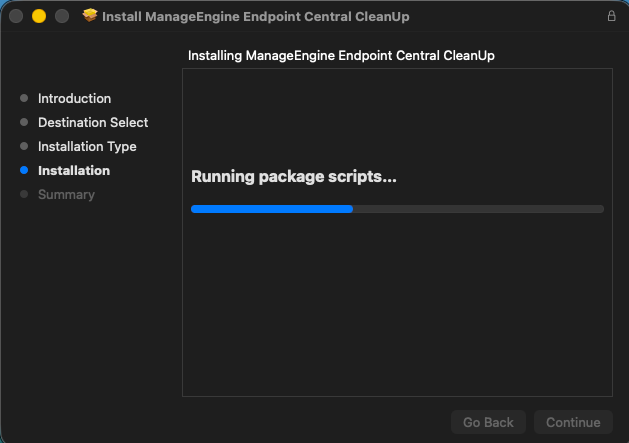 Step 2 Running the Mac agent cleanup tool