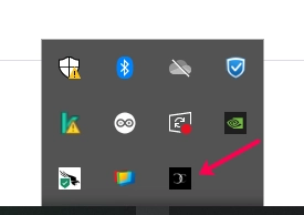 Rebranded agent tray icon with new logo