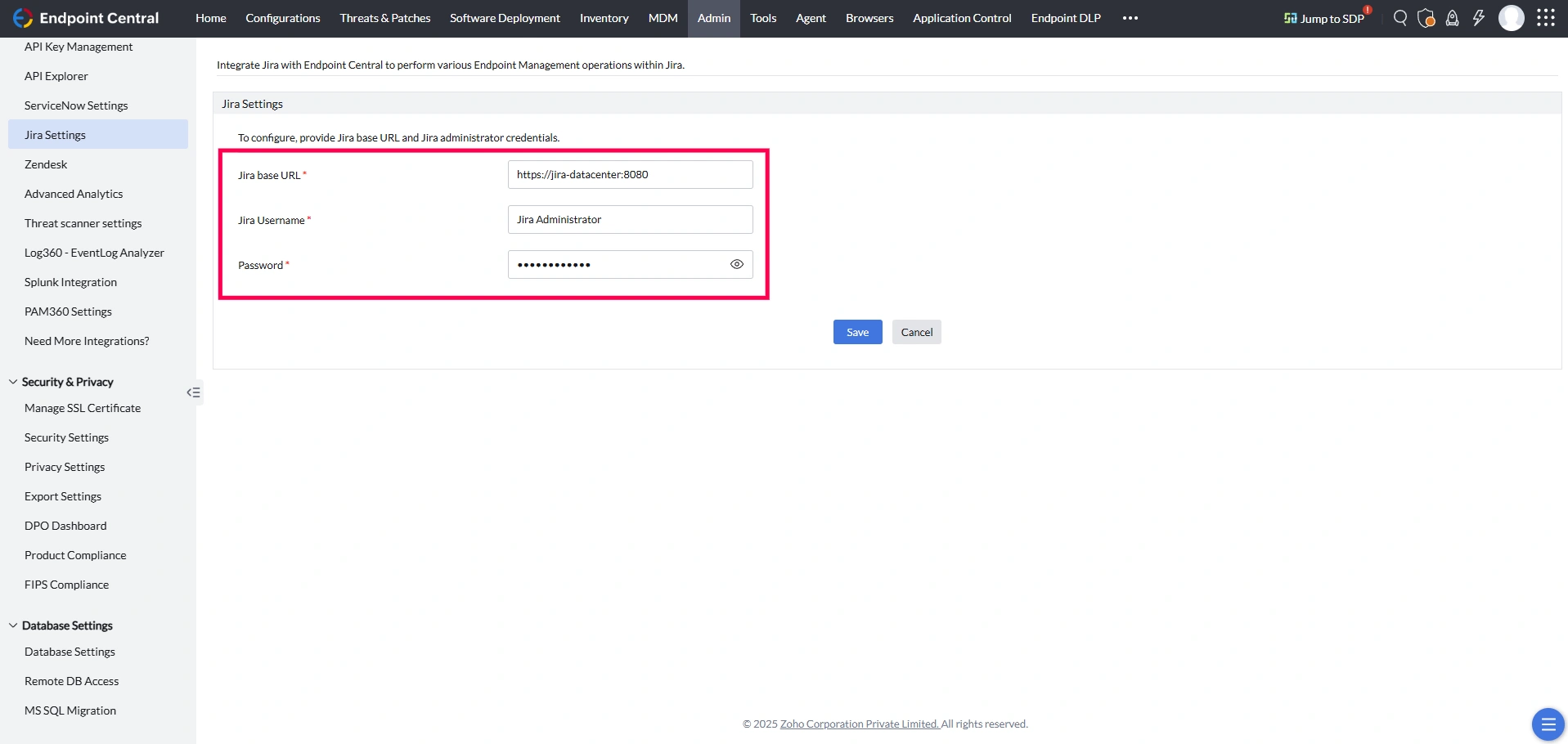 Jira Data Center Server Details Jira Data Center Server Details