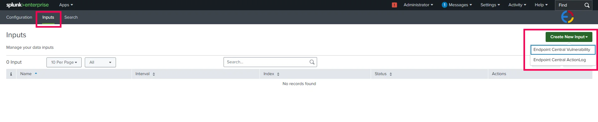 Create Input