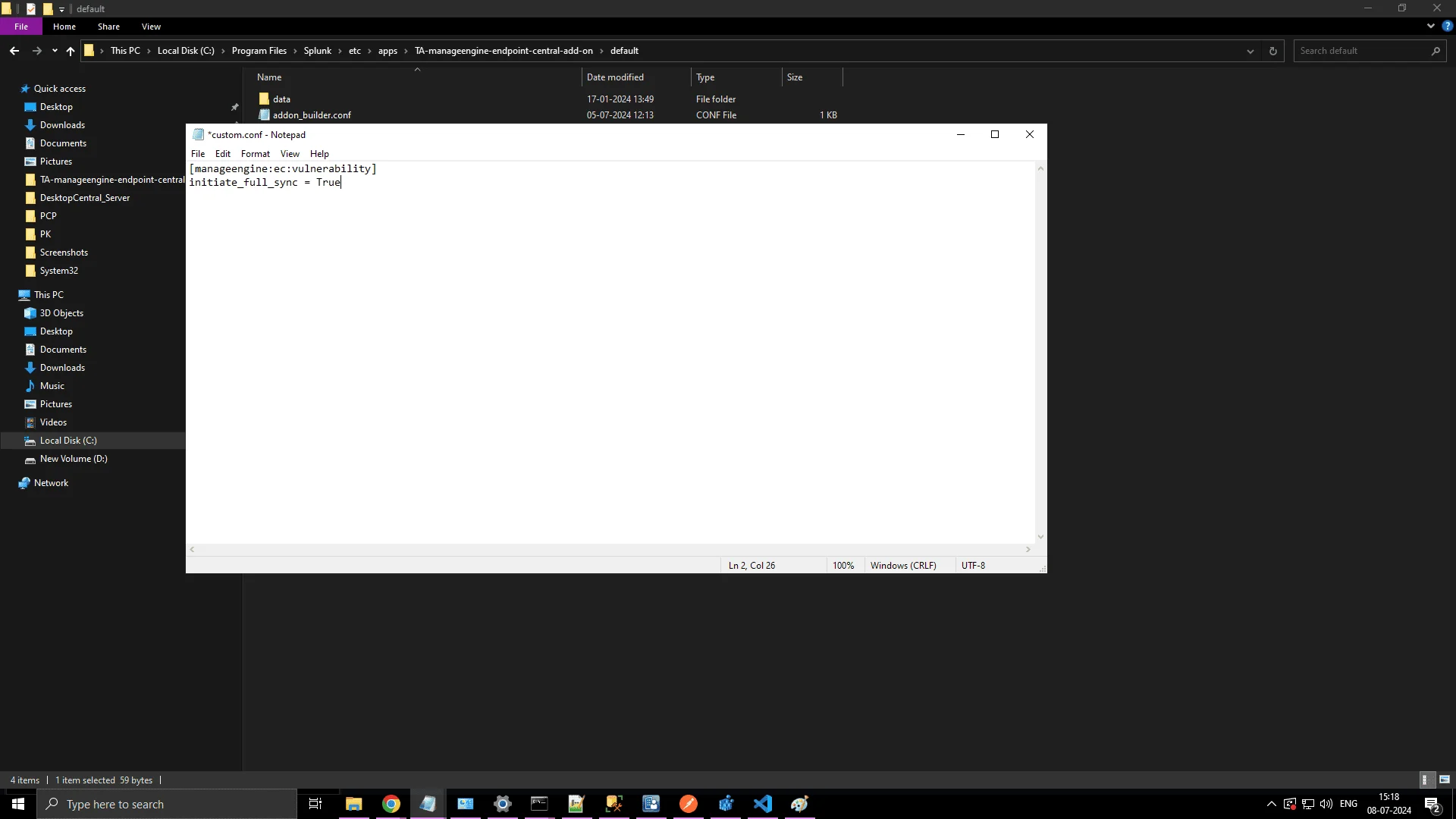 Custom Conf