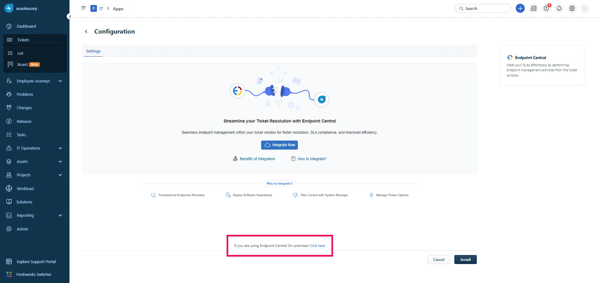 Configure UEMS On-premise Configure UEMS On-premise
