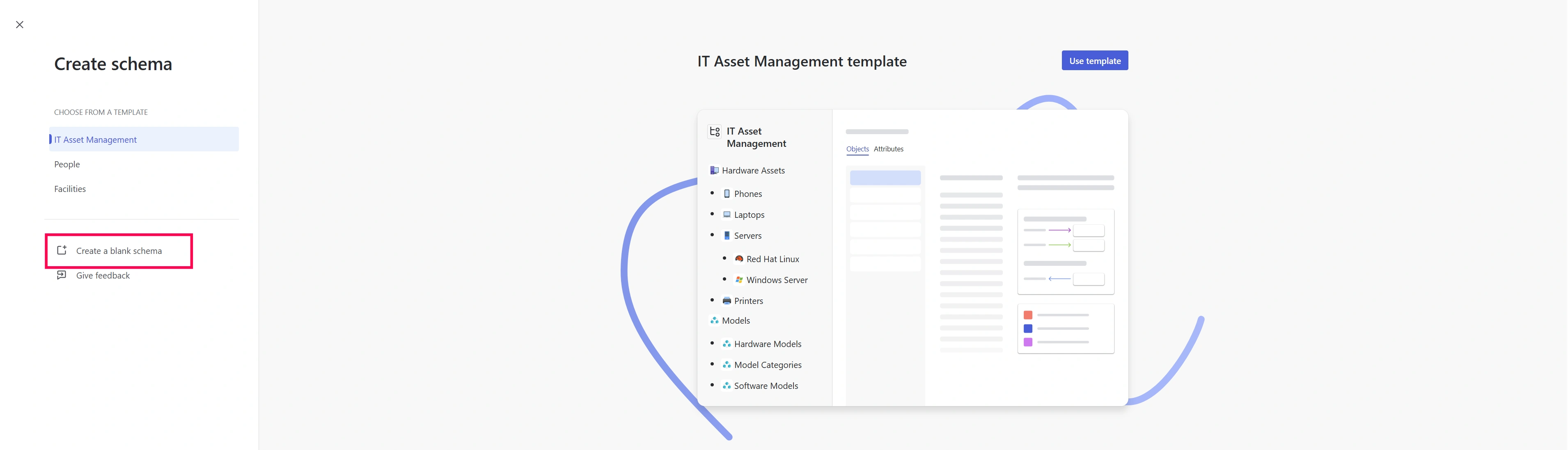 Create Blank Schema Create Blank Schema
