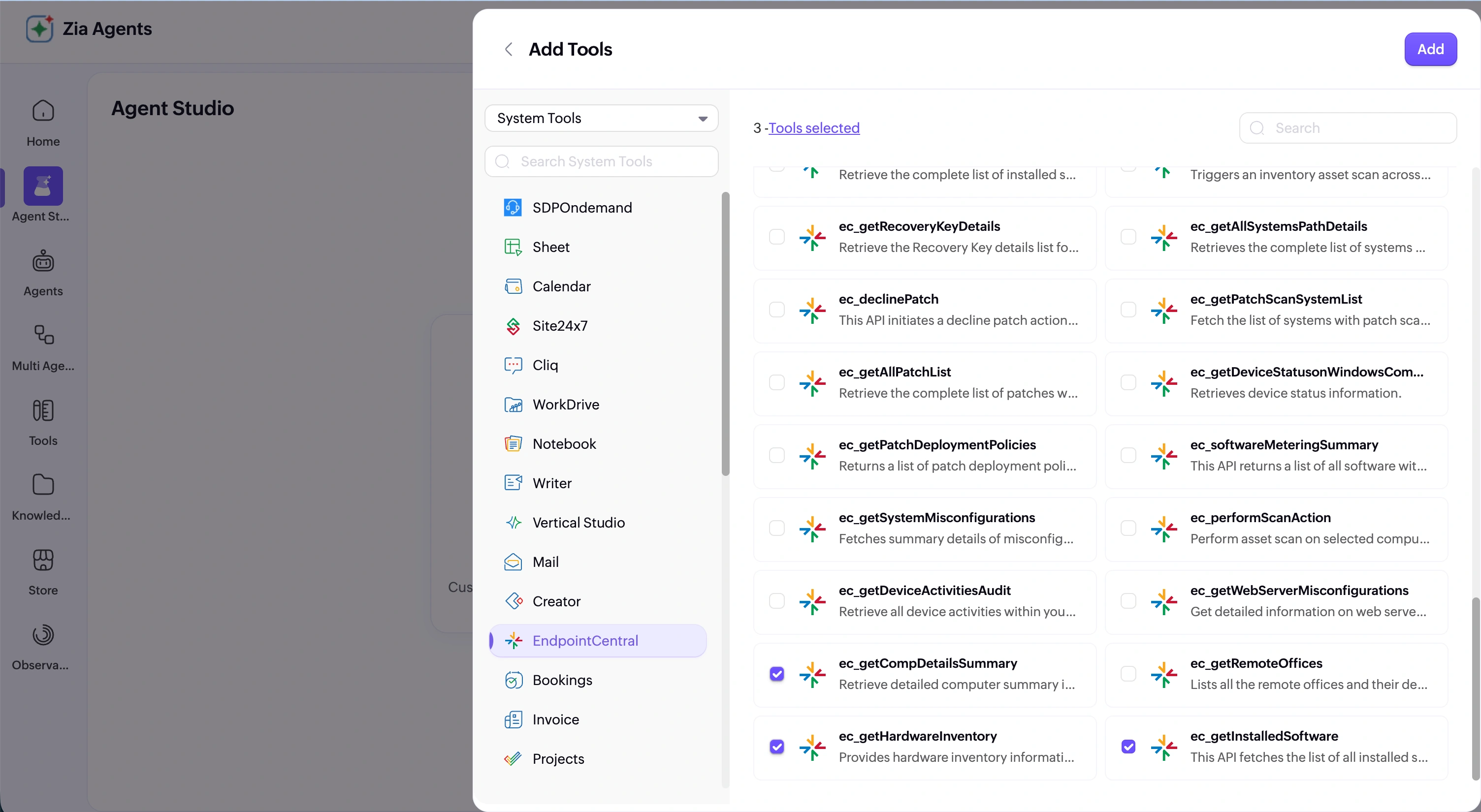 Endpoint Central Tools Addition