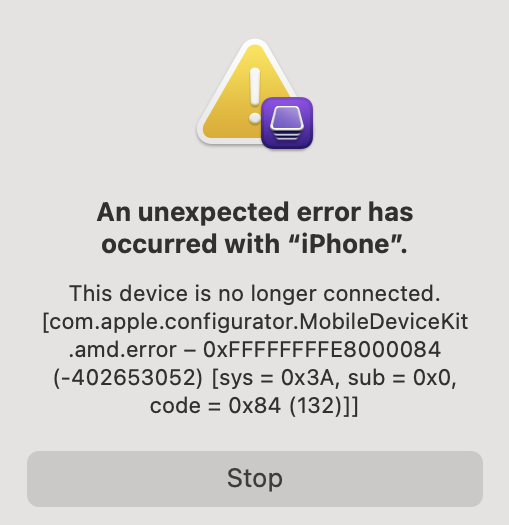 Troubleshooting tips for errors occurring during Apple Configurator ...