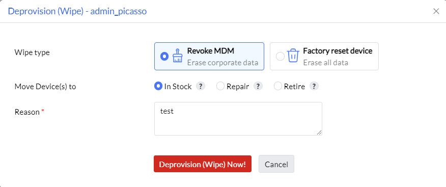 Revoke MDM Revoke MDM