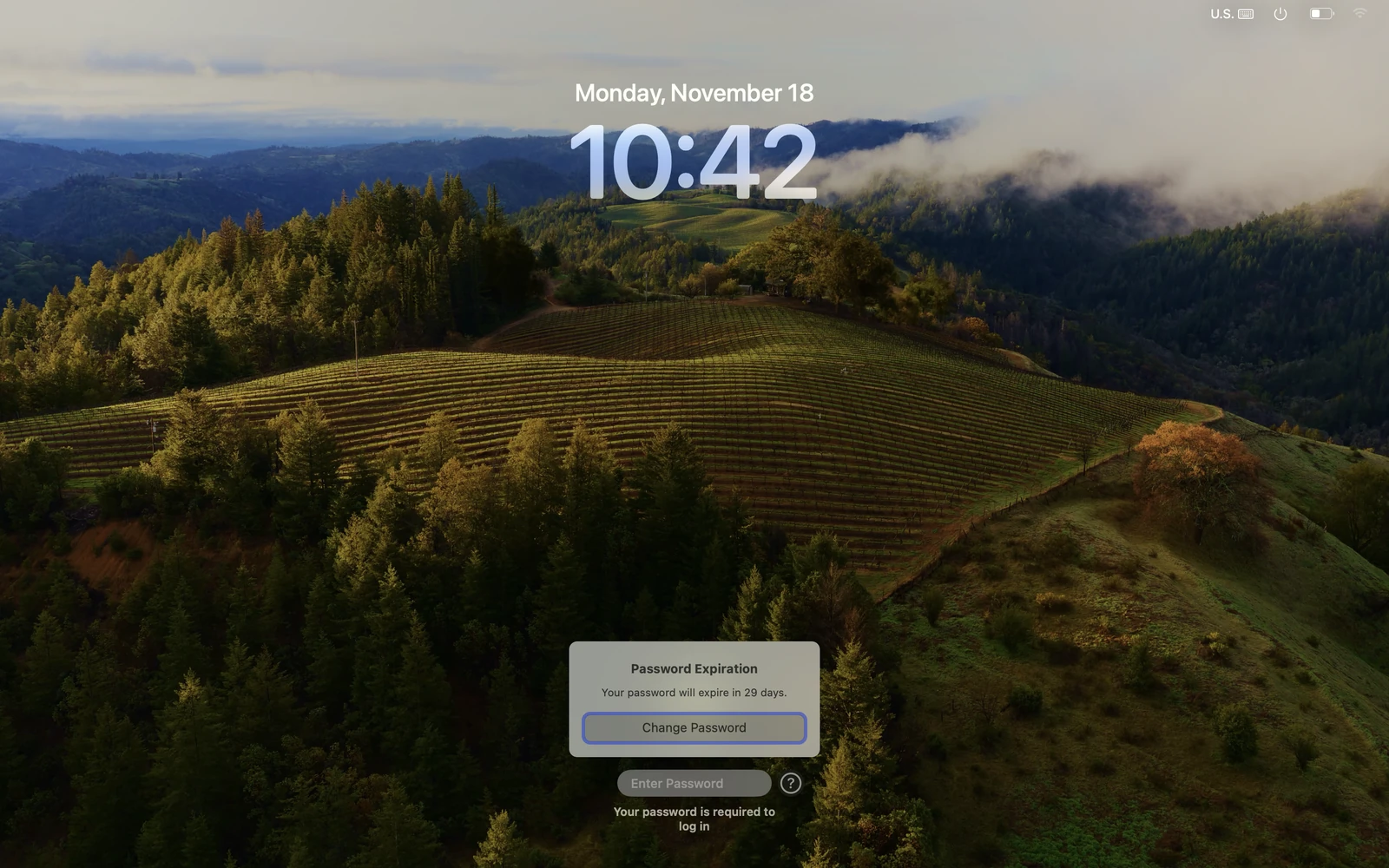 Passcode Expiry Notification Passcode Expiry Notification