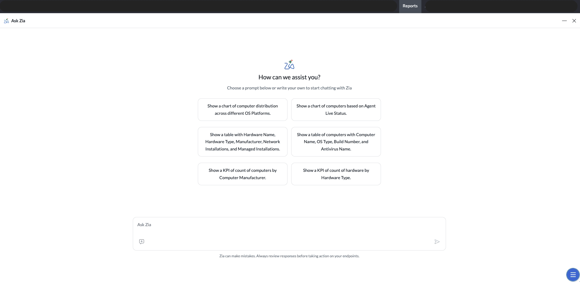AI based Custom Reports Prompts AI based custom reports prompt