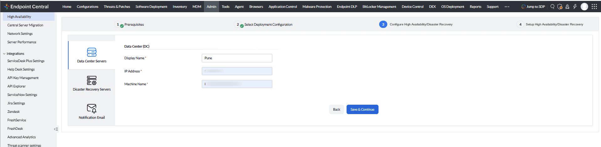 Configure Dc servers different site 2node Configure Dc servers different site 2node