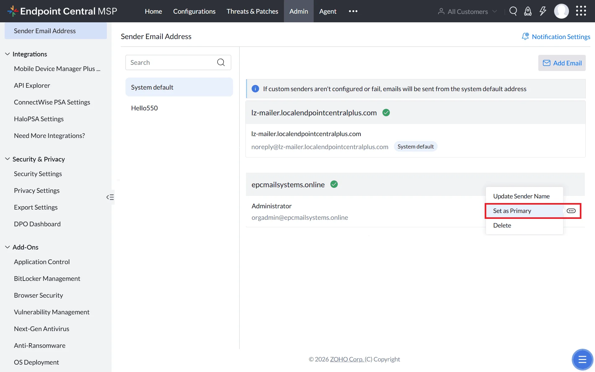 DNS TXT Record Configuration