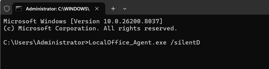 Silent install with progress bar Silent install with progress bar