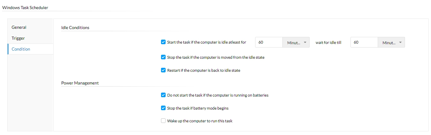 System Tools - Conditions System Tools - Conditions