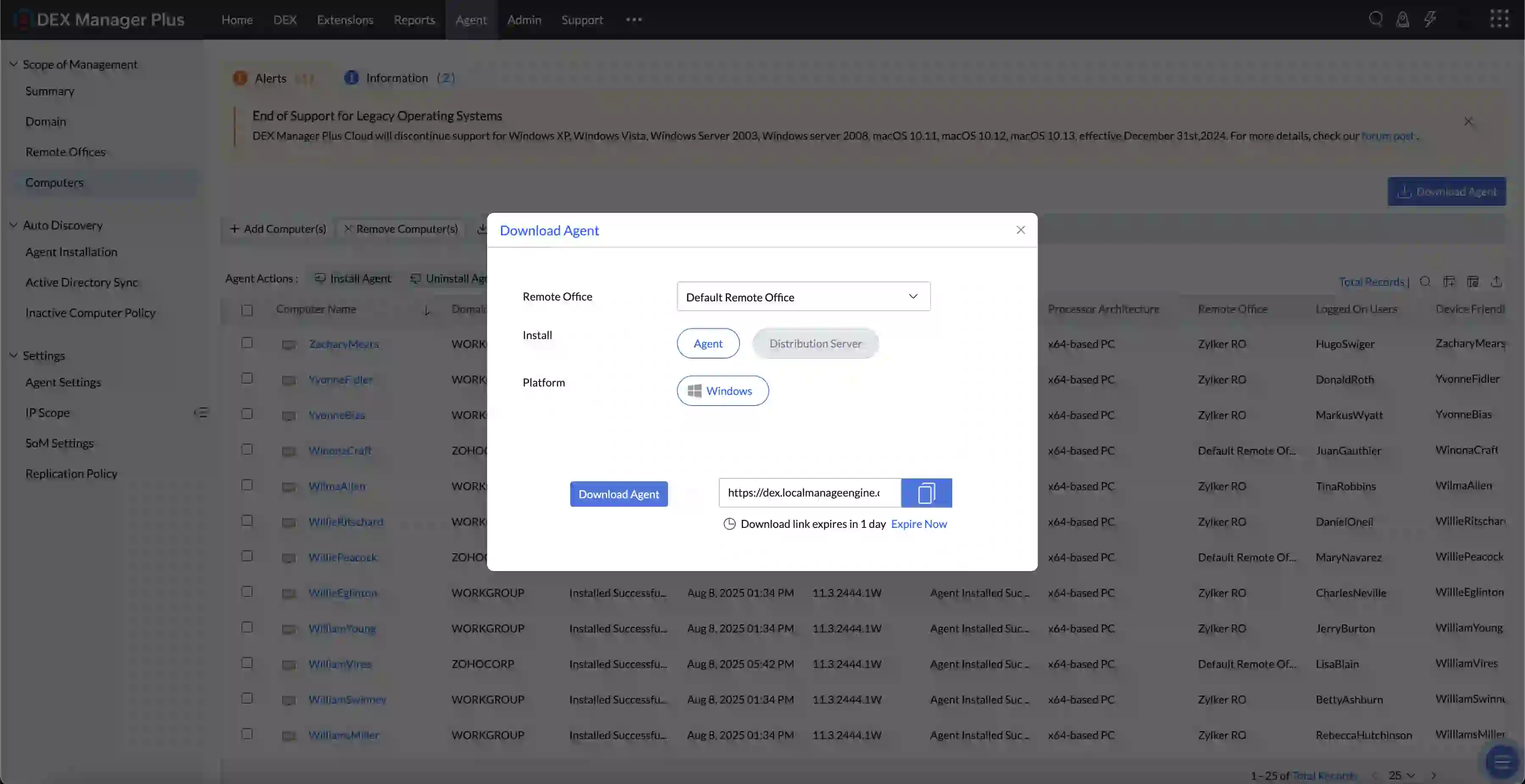 agent installation 2