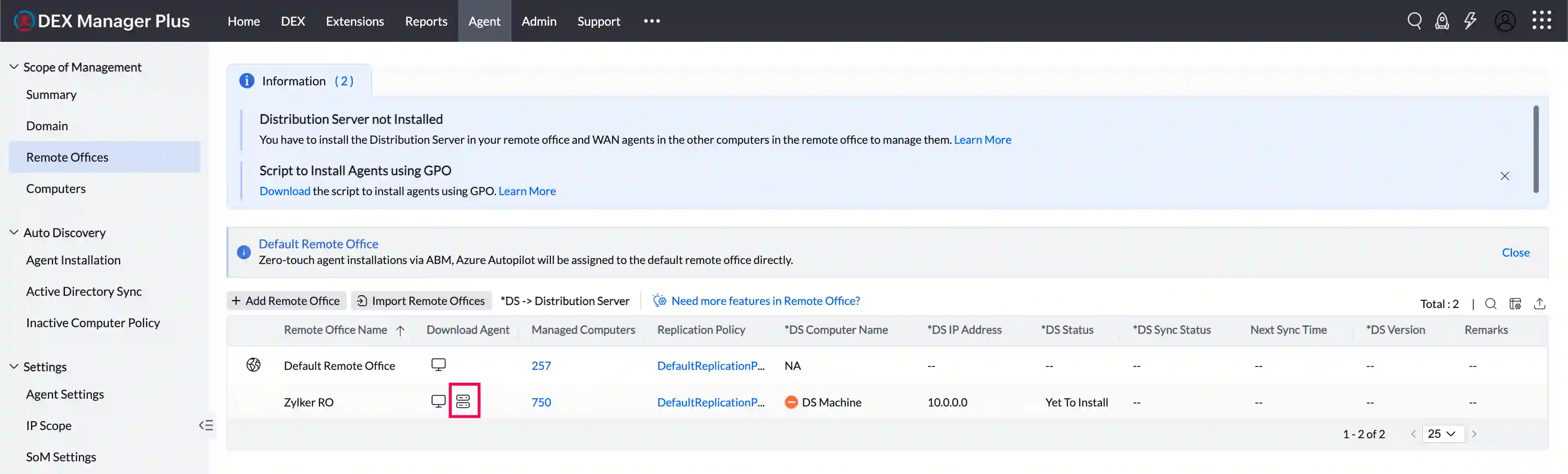 Screenshot showing DS installation.exe
