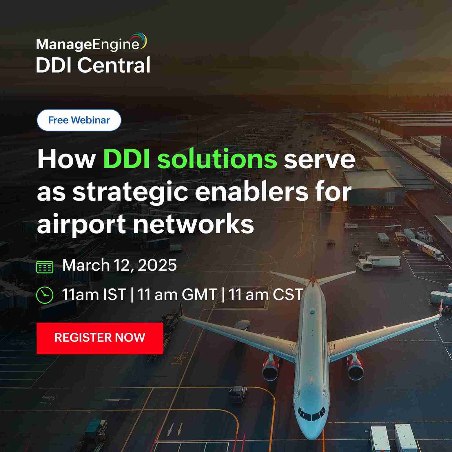 Live Webinar- How DDI serve as strategic enablers for airport networks
