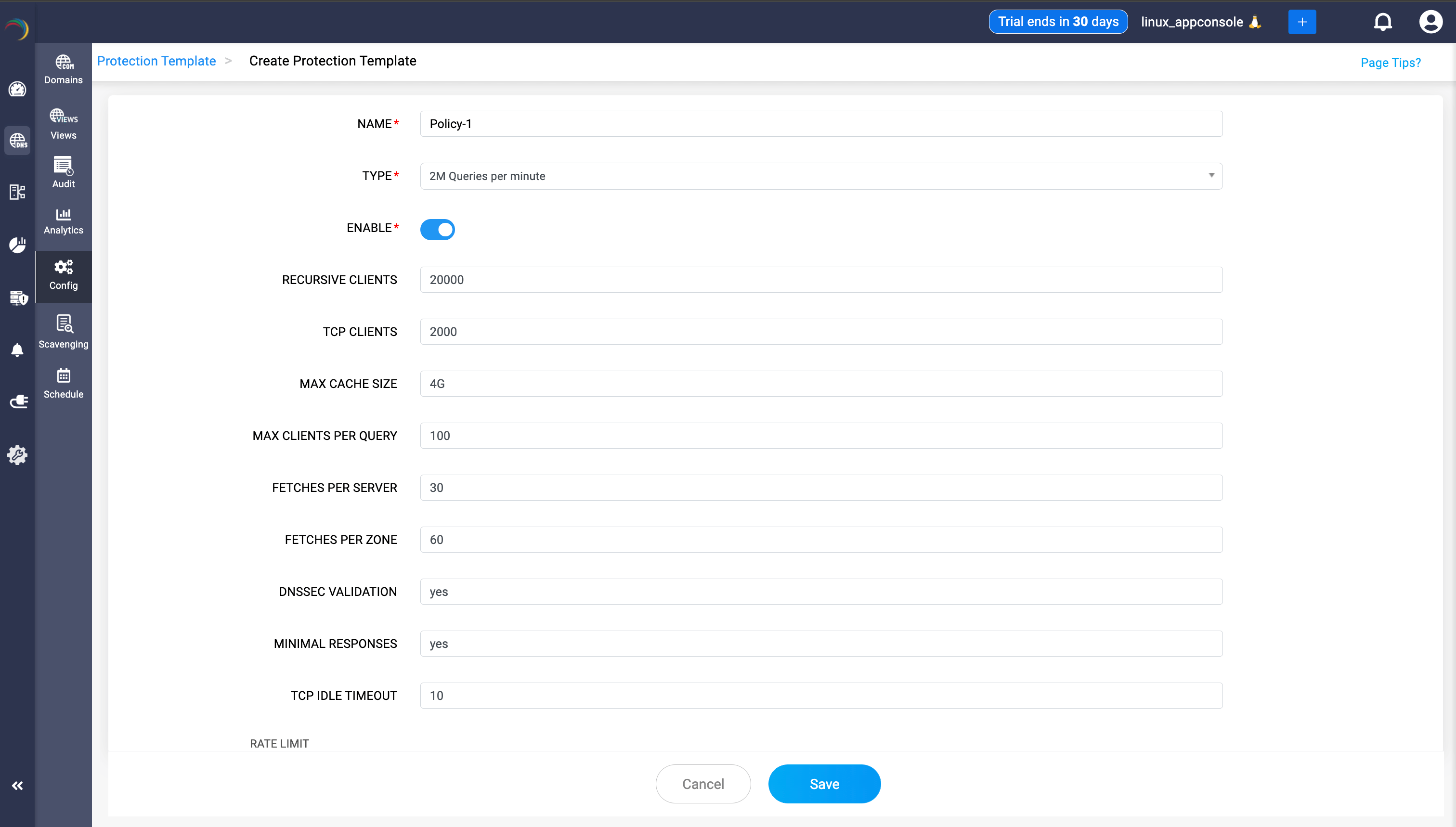 Feed Hub interface with filter options