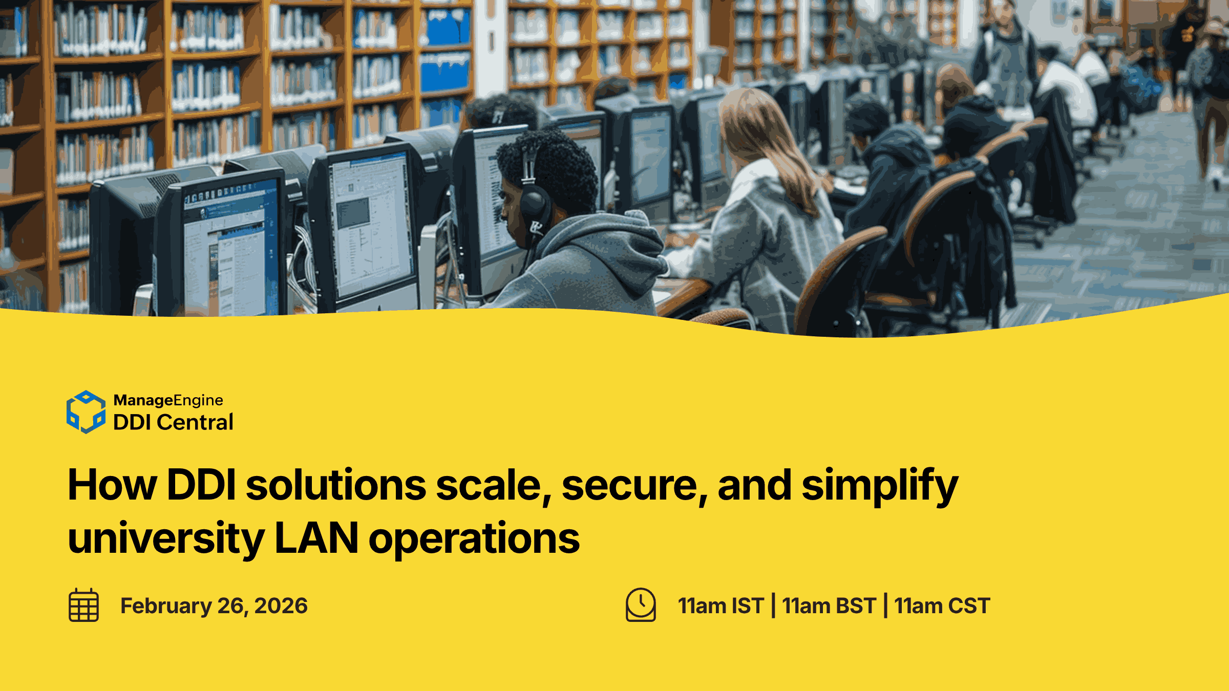 How DDI solutions scale, secure, and simplify university LAN operations