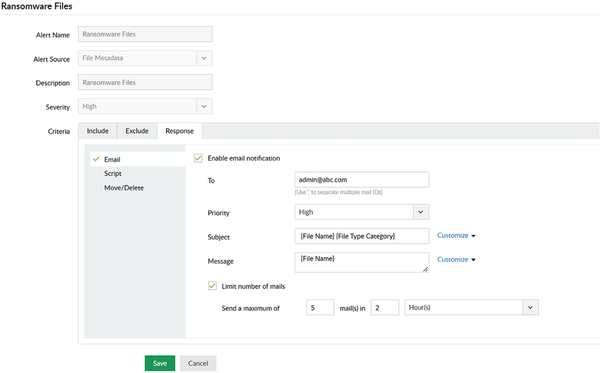 Réponse rapide aux incidents