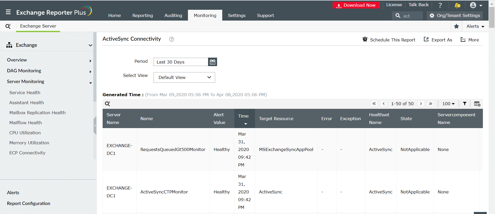 how-to-monitor-activesync-connectivity