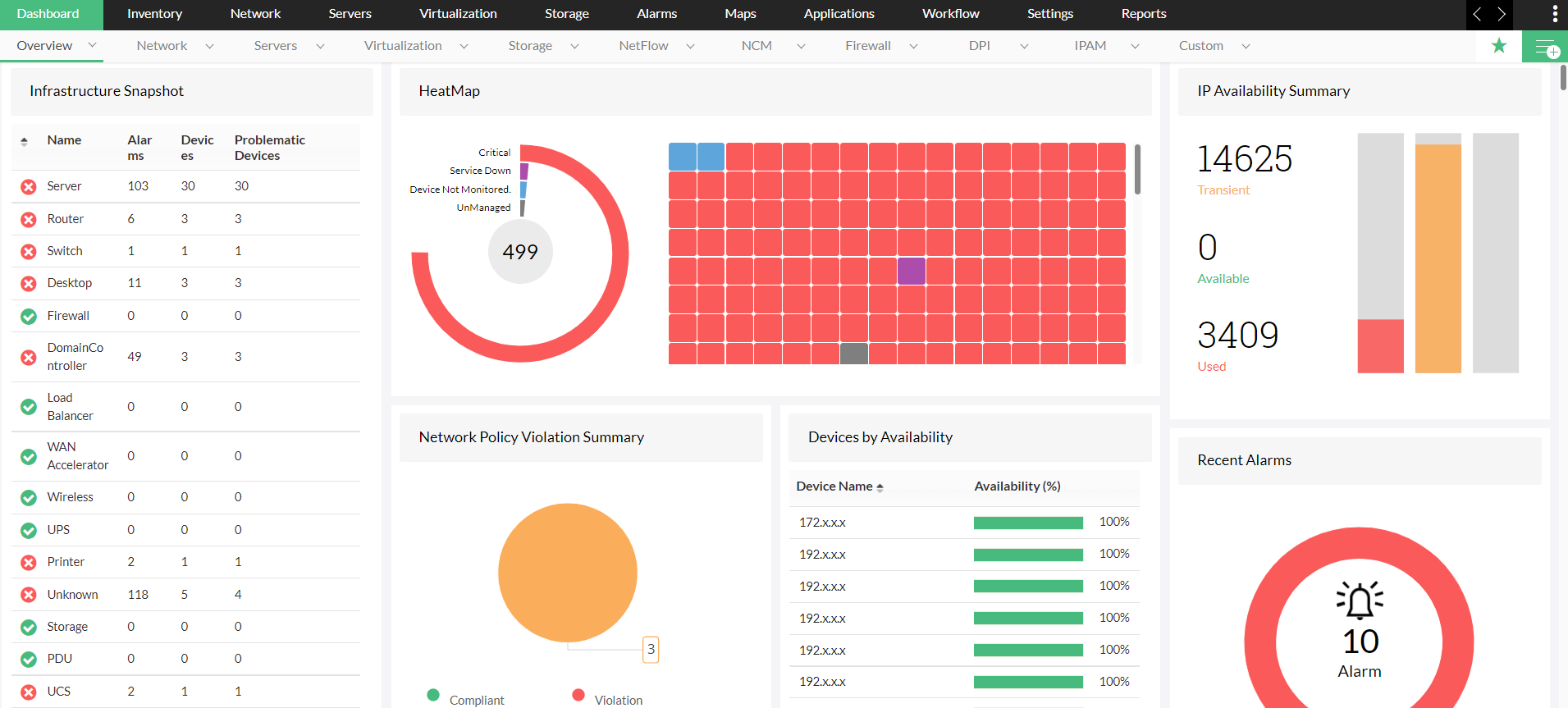 Observability Software - ManageEngine OpManager Plus