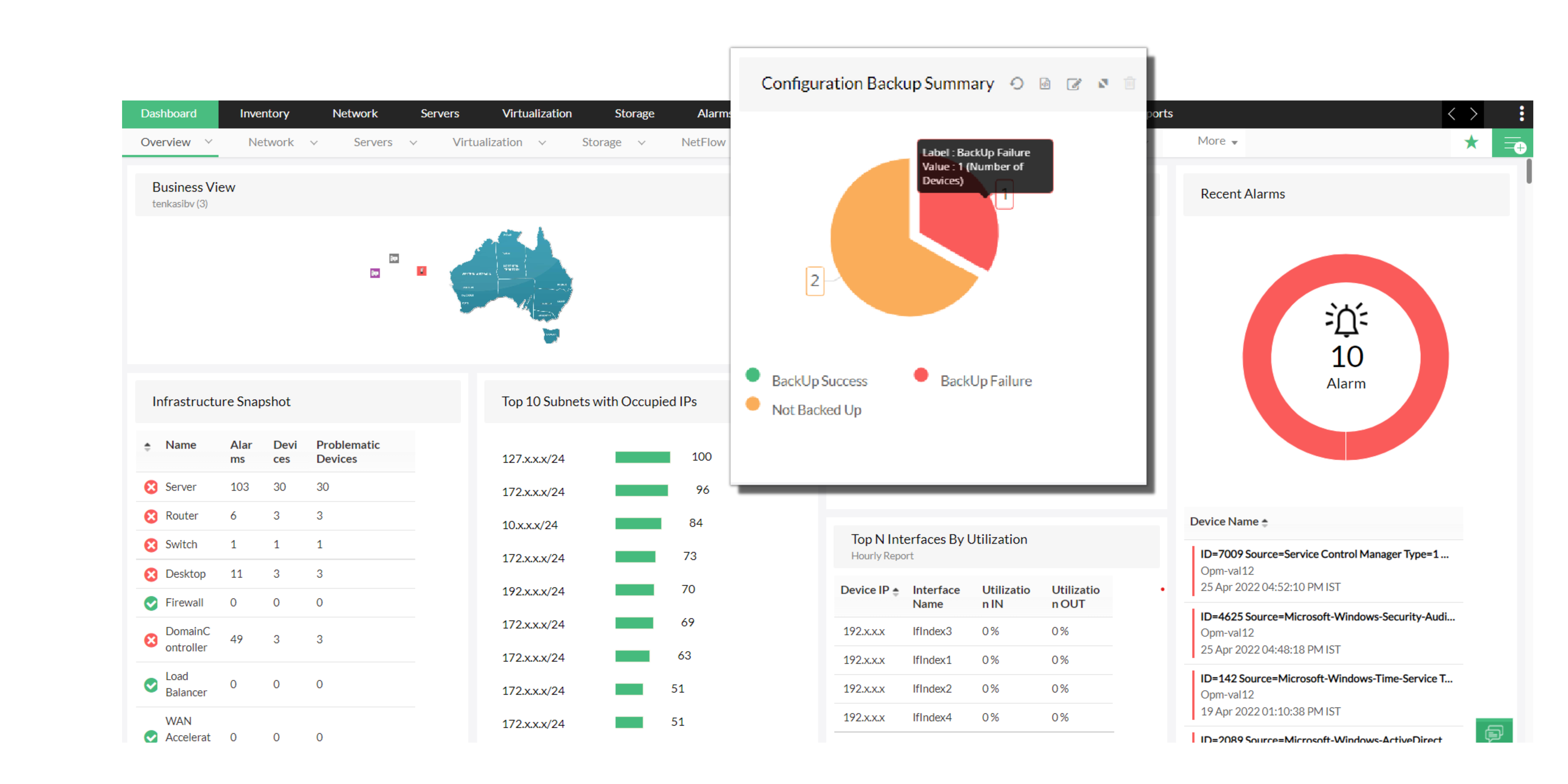 IT Infrastructure Observability - ManageEngine OpManager Plus