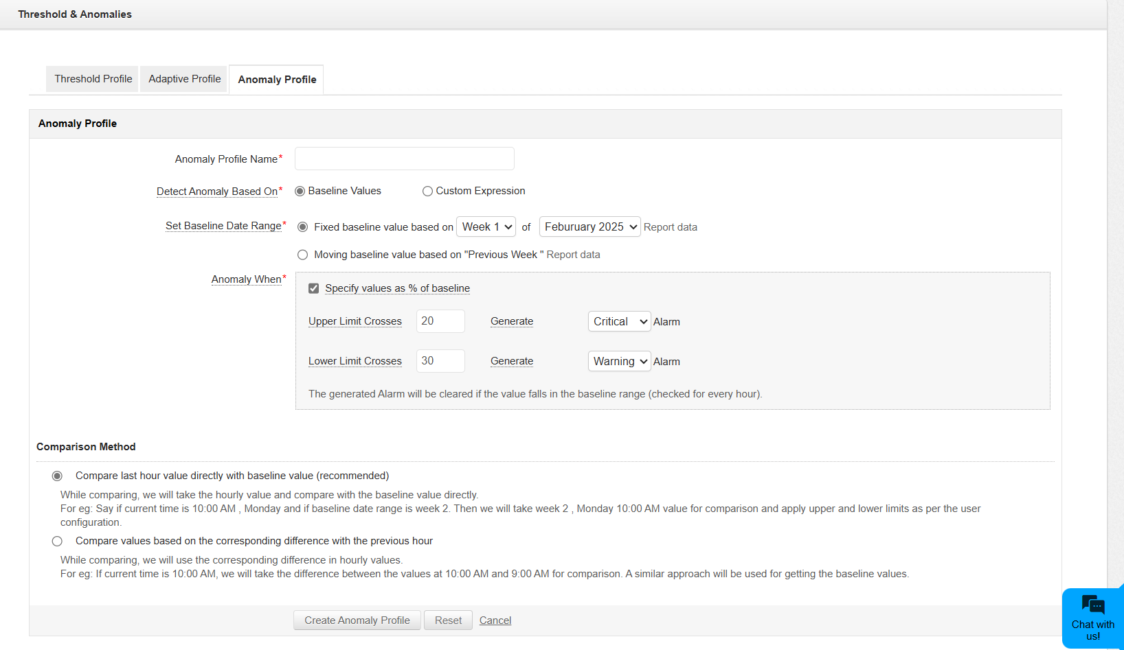 Anomaly Detection in OpManager Plus
