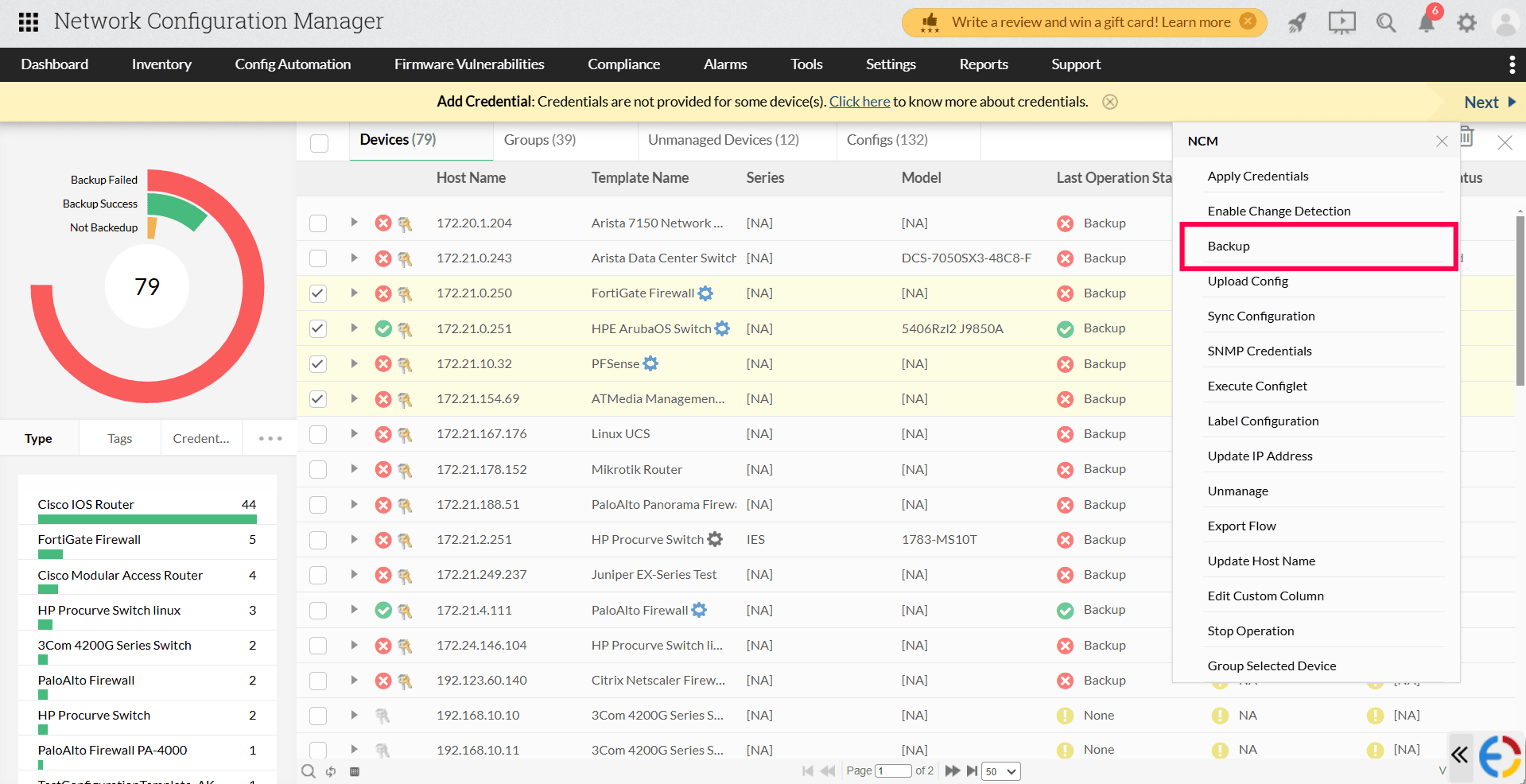 Configuration management