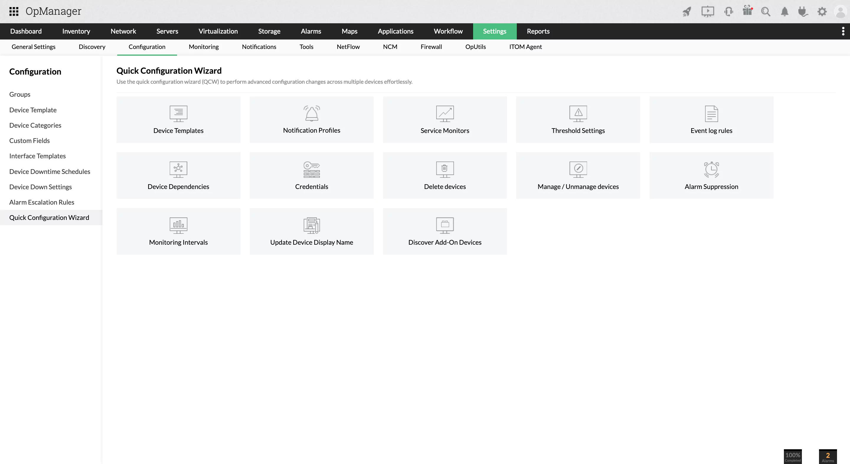 Grouping as Filter- ManageEngine OpManager