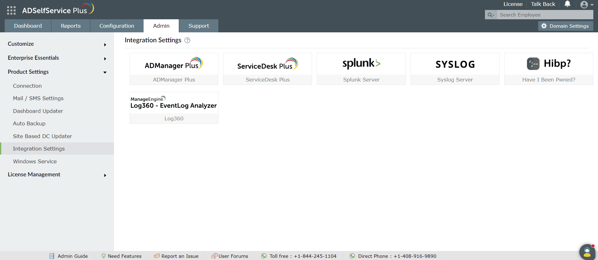 Breached password protection using ADSelfService Plus' integration with Have I Been Pwned