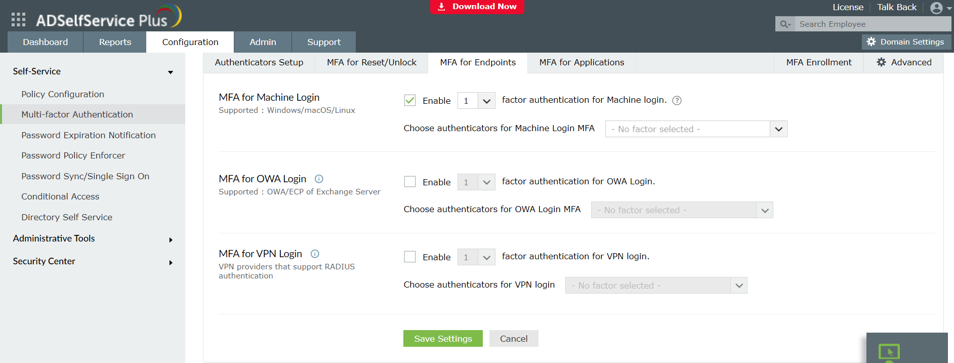 Multi-factor authentication (MFA) for macOS
