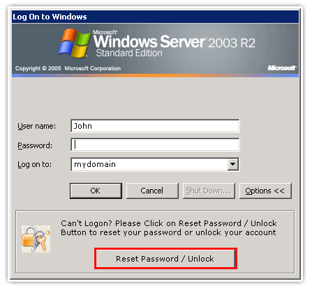Microsoft GINA/Fournisseur d&rsquo;informations d&rsquo;identification