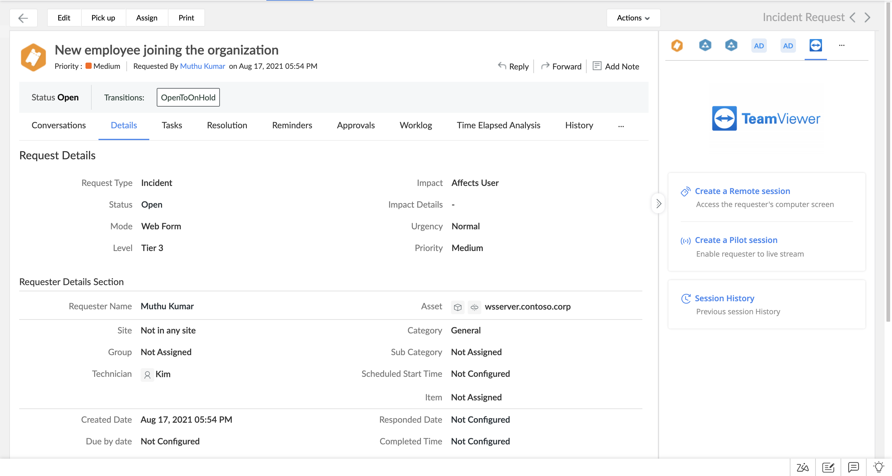 Real-time remote IT support 