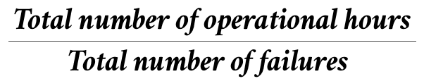 How to calculate MTBF