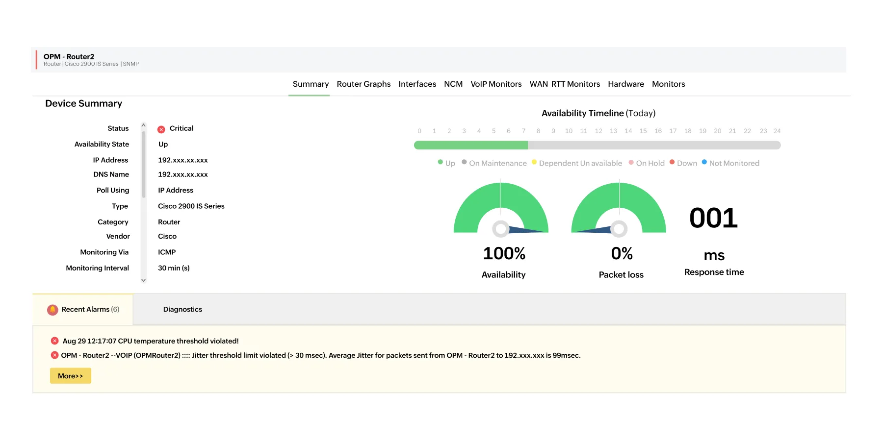 Network infrastructure
