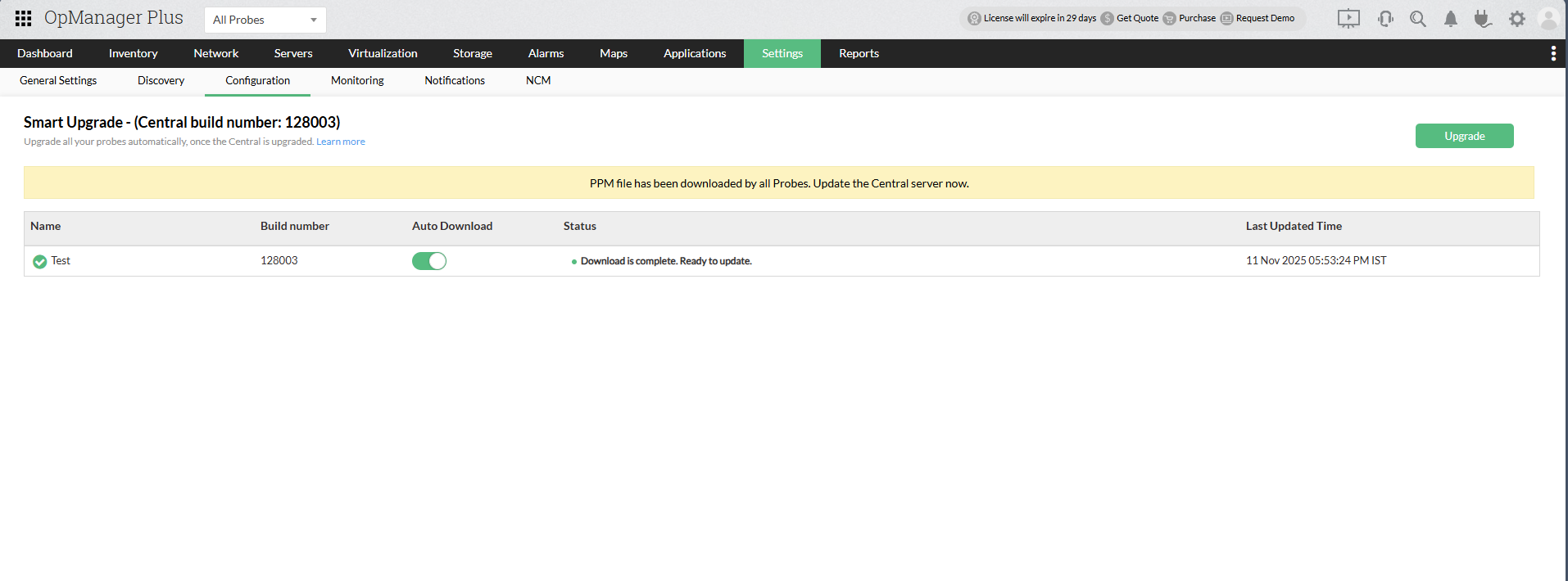 Smart upgrade steps in Failover configured servers: Smart upgrade for new failover