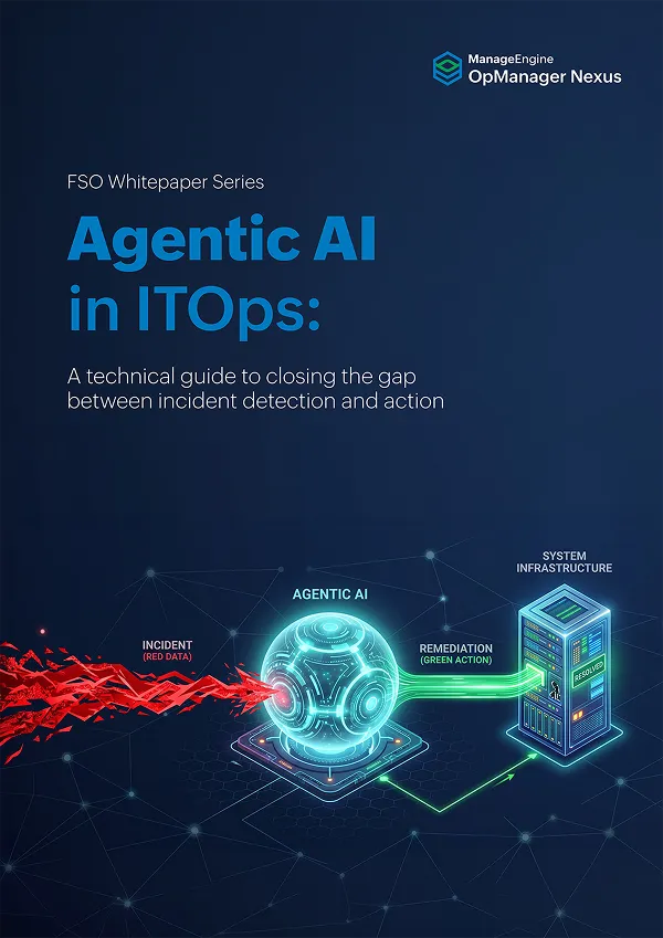 From alerts to action: How agentic AI will change your ITOps — whitepaper cover
