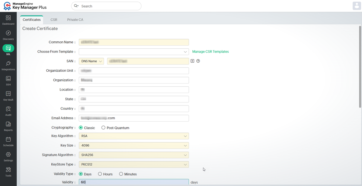 ssl-create-certificate ssl-create-certificate
