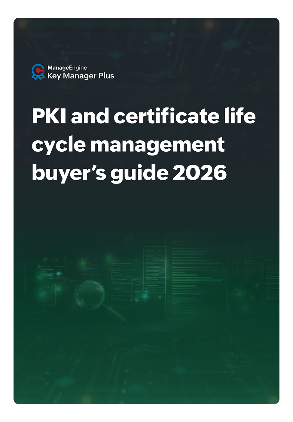 PKI and certificate life cycle management buyer's guide 2026 — cover