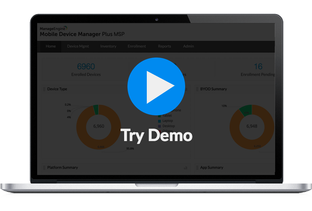 다수의 엔터프라이즈를 관리하는 MSP 및 VAR 용 진정한 MDM 솔루션. 훌륭하지 않습니까?