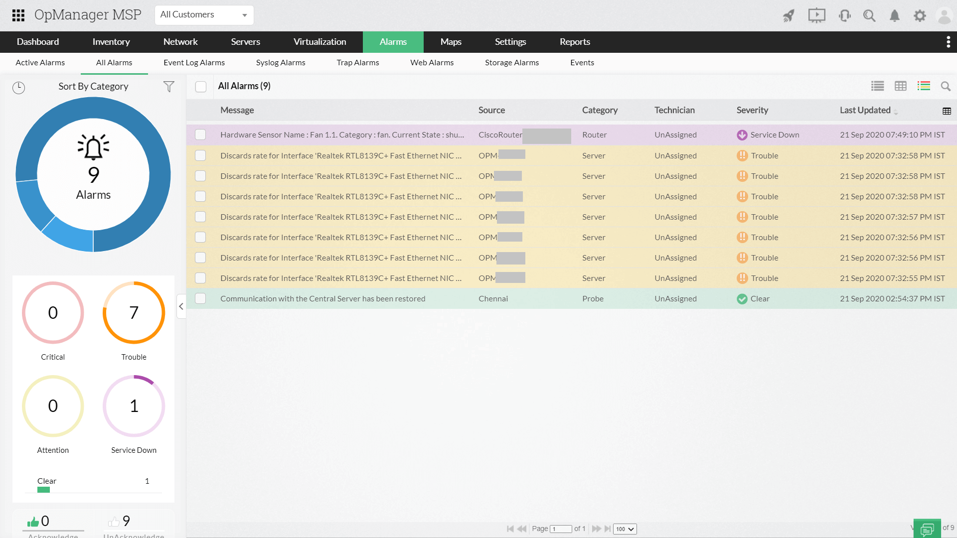 Network Monitoring Solution Snapshots- ManageEngine OpManager