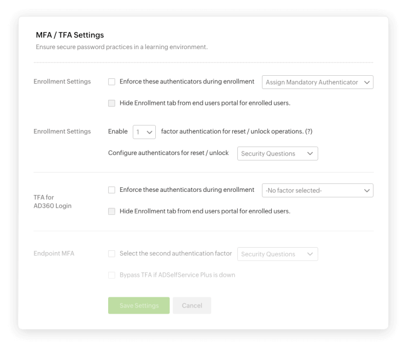 Ensure combined deployment