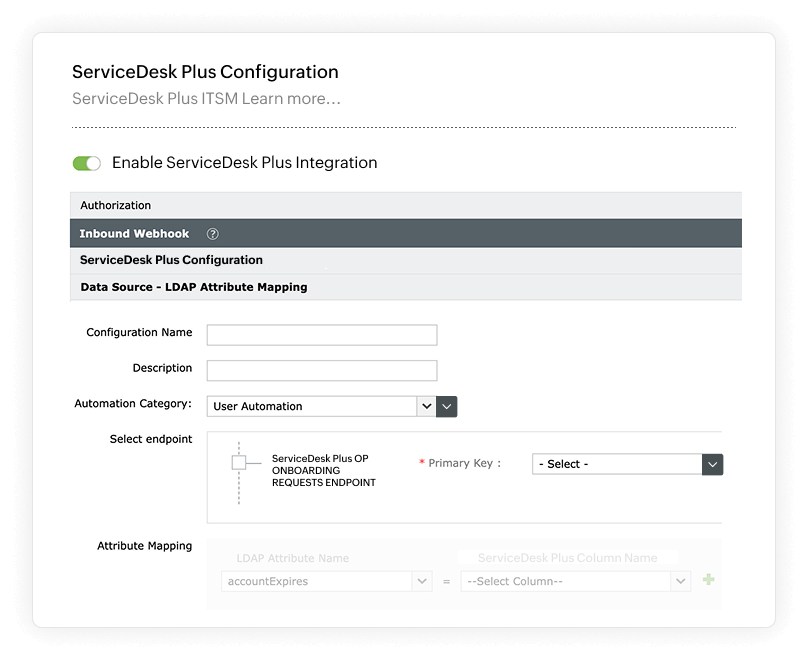 Establish ticketing-based identity management with helpdesk integration