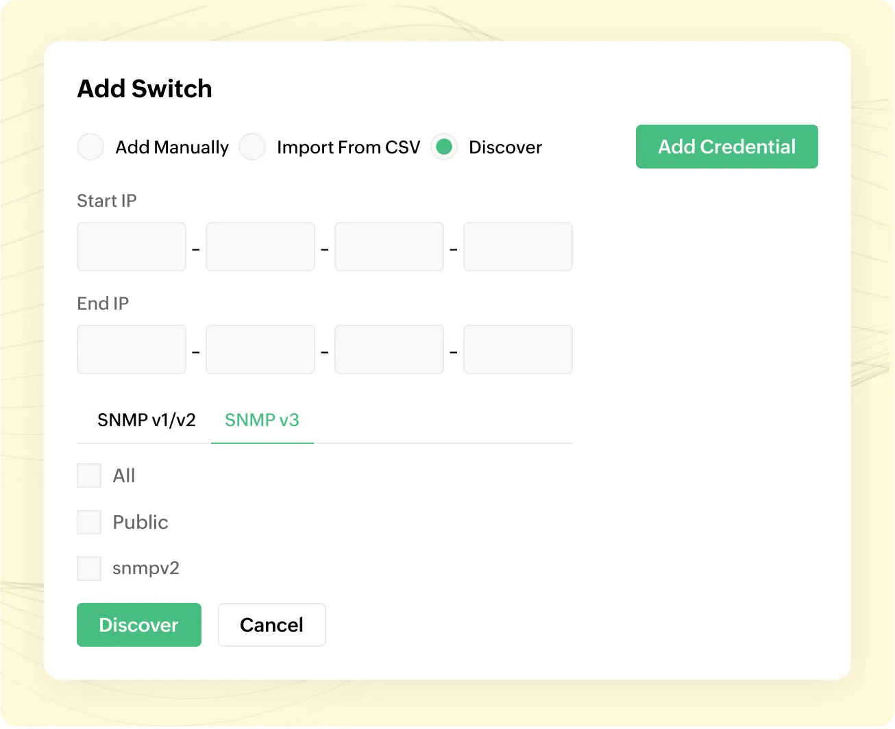 Hassle-free discovery