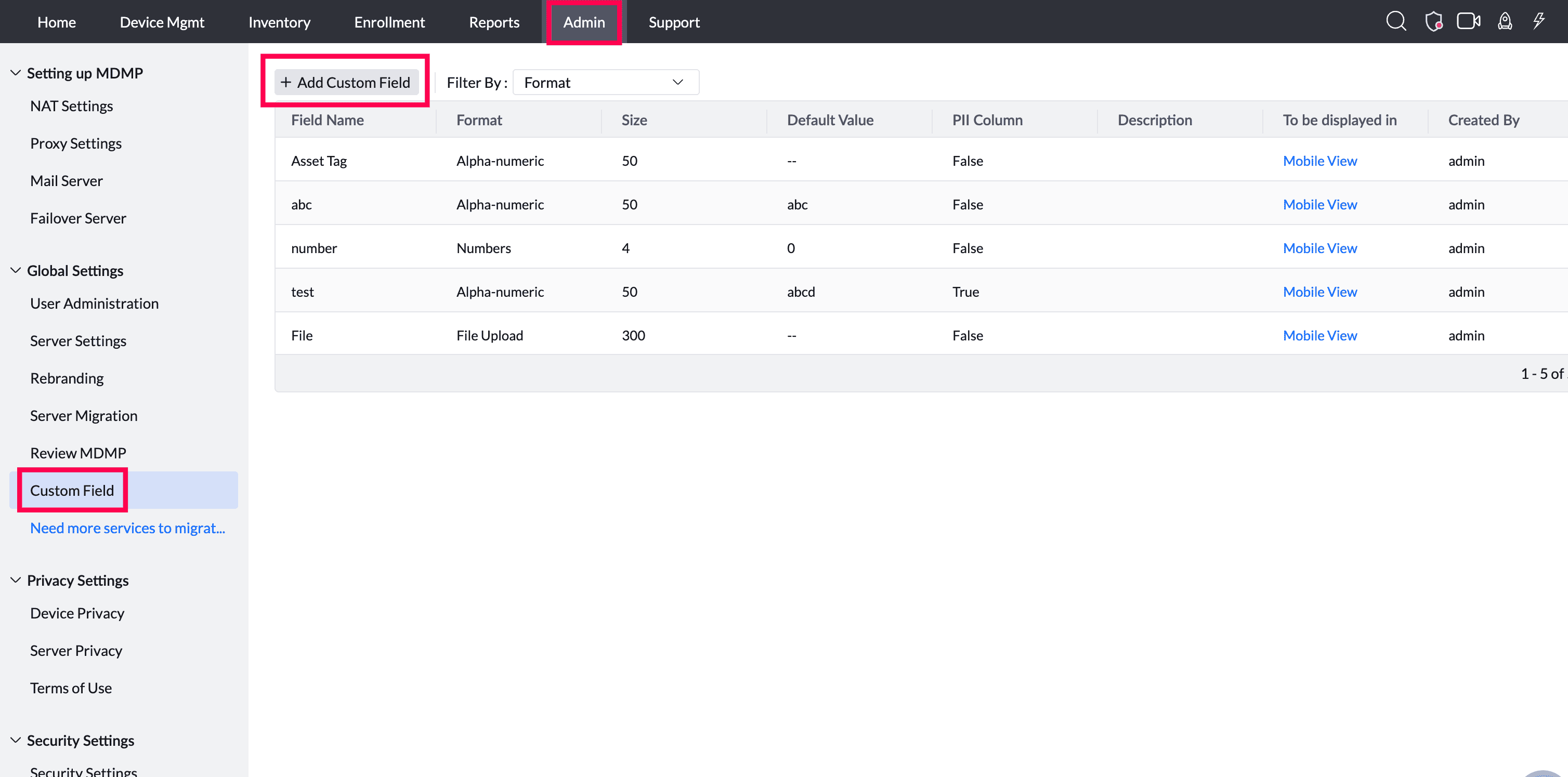 Custom Fields 3