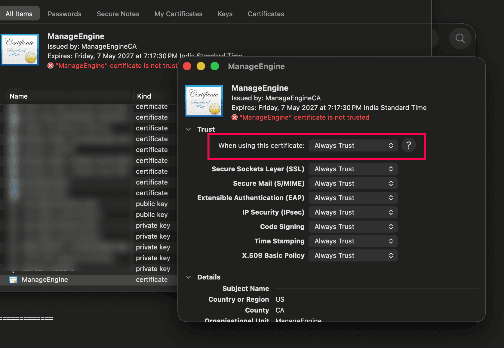 Mobile Device Manager Plus - Trust Certificate 2 Mobile Device Manager Plus - Trust Certificate 2